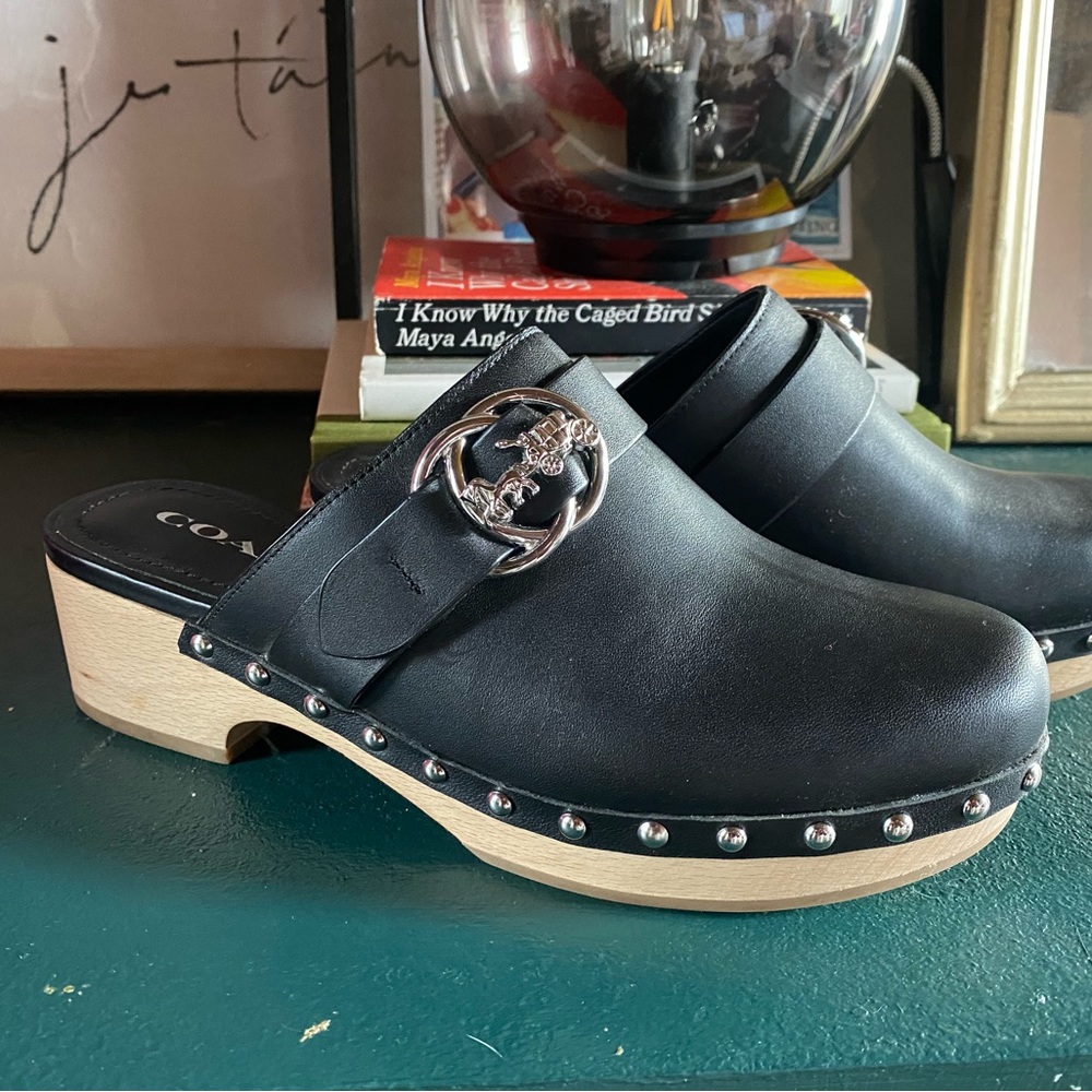 Beautiful BRAND NEW Coach Clogs